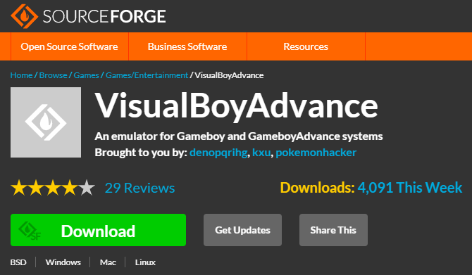 visual boy advance mac emulator